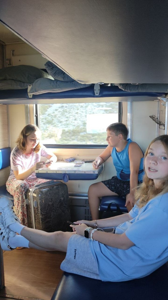 Дорога поездом