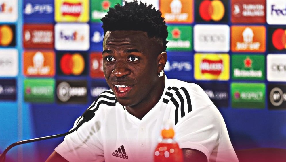 Винисиус на послематчевой пресс конференции