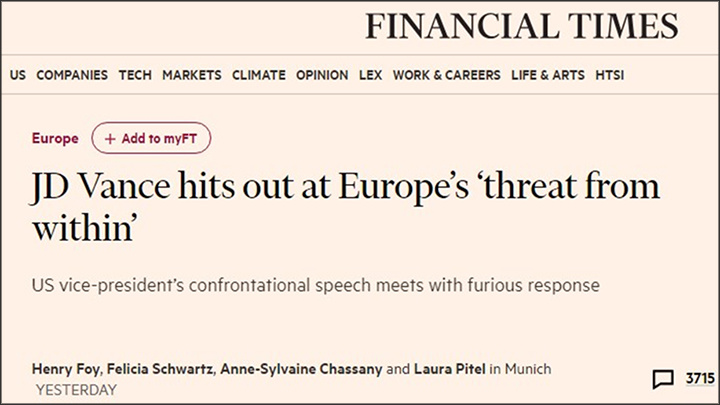 Скриншот страницы сайта FT.