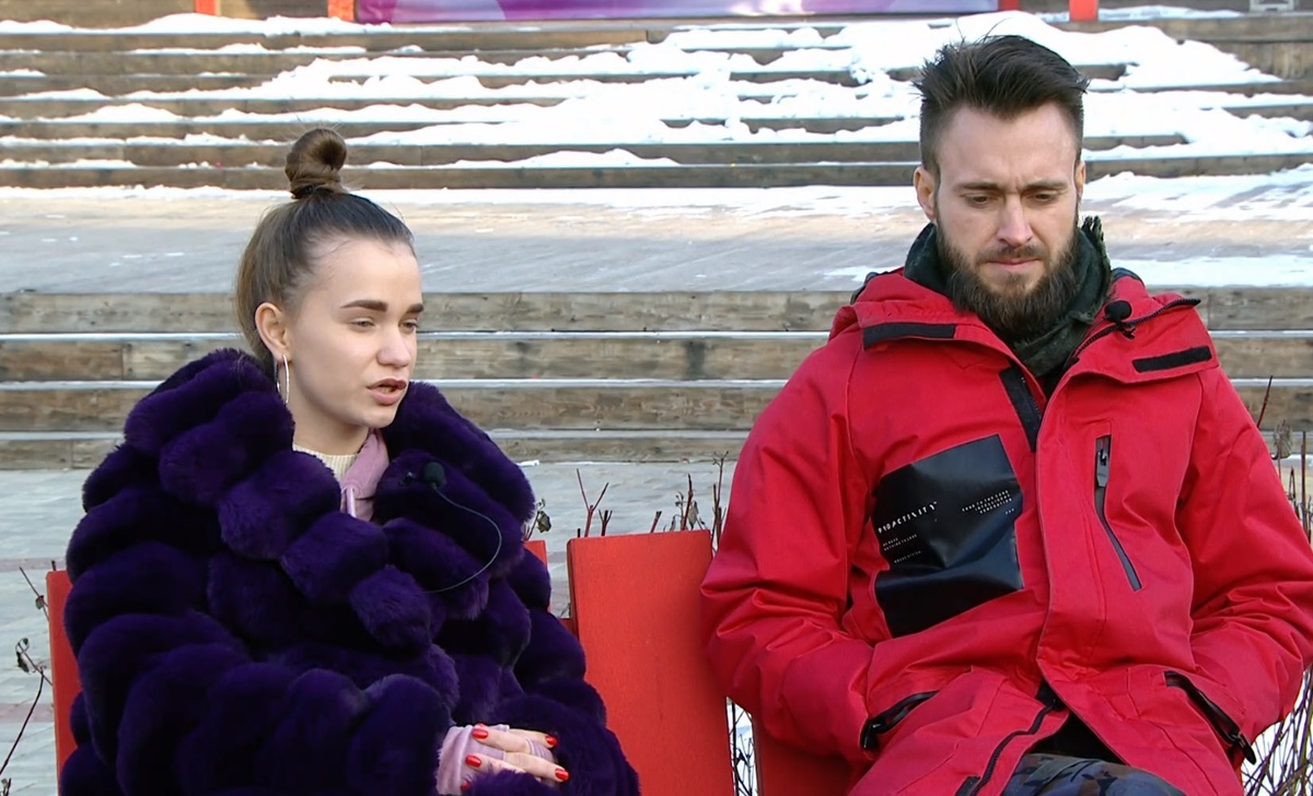 Алексей Безус и Яна Тырлышкина (фото из эфира на «Okko»)