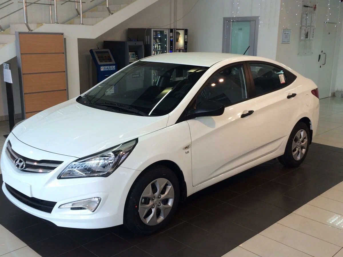 Hyundai Solaris (2014–2017). Источник: изображение взято в свободном доступе из интернета (Яндекс.Картинки).
