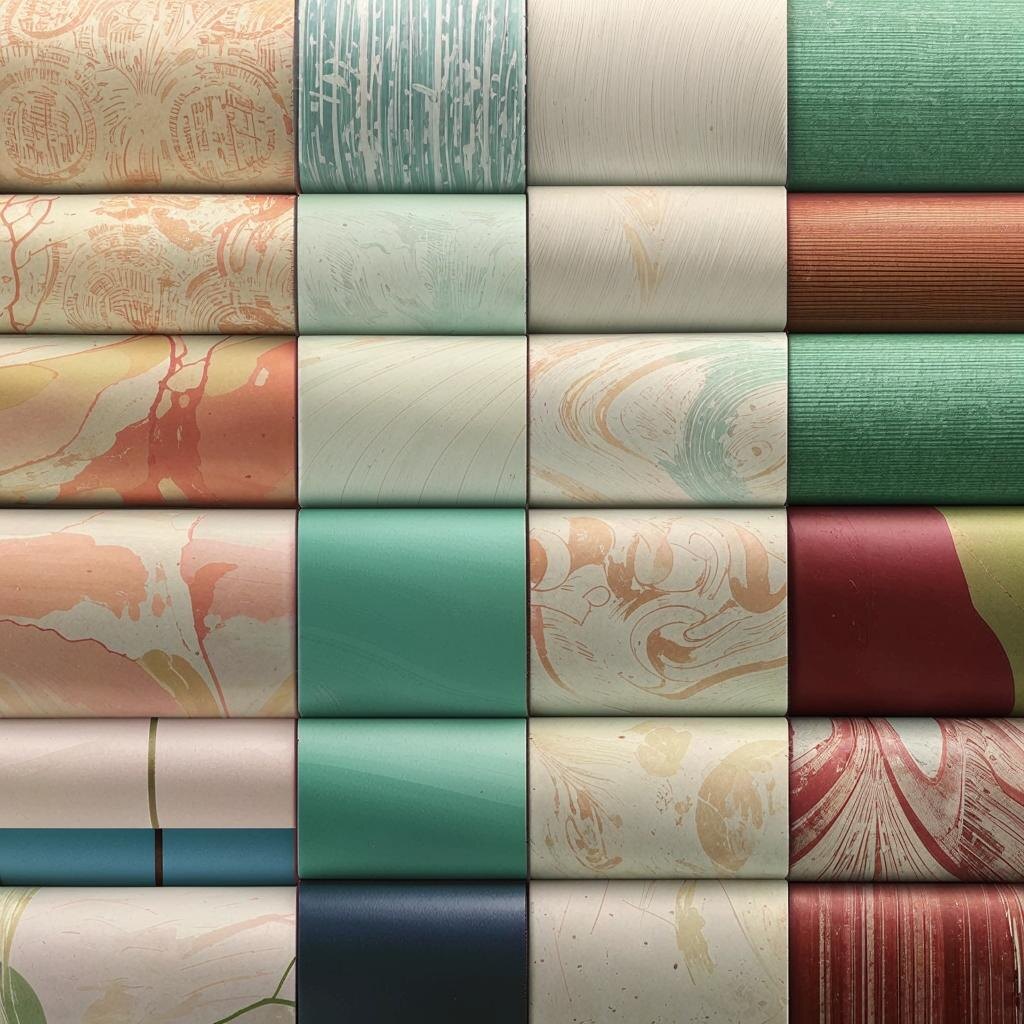 Разные типы обоев.