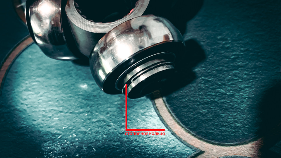 Стопорное кольцо (аккуратней не растерять иголки)