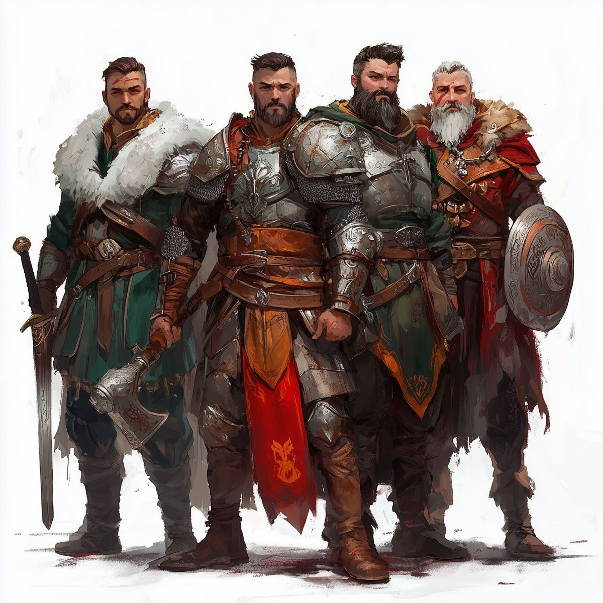 Богатыри-Кладовщики. Персонажи Серии сказок про Росснаб-Град.