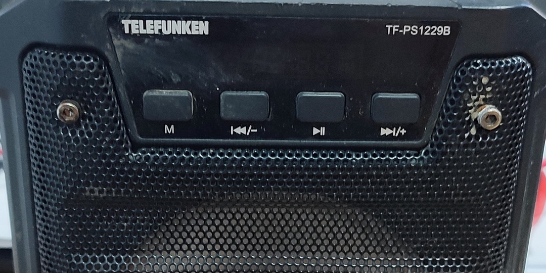 Портативная колонка Telefunken TF-PS1229B не читает флешки.