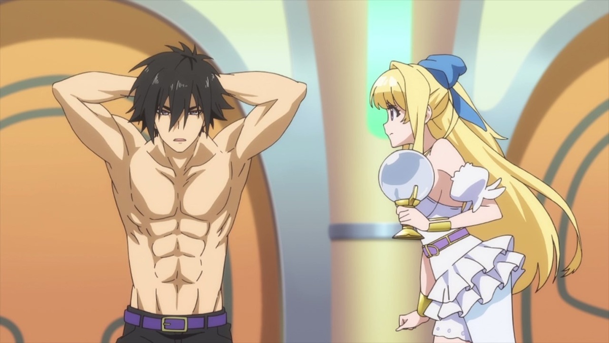 Попаданец молод, мускулист и окружён вниманием местных принцесс.