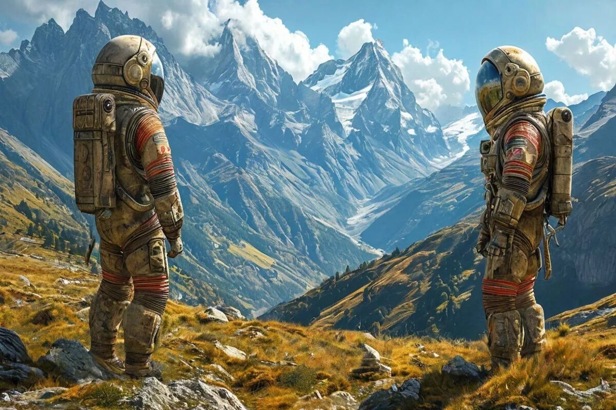 Под влиянием соперничества двух сверхдержав в космосе пик популярности теории о посещении Земли «древними космонавтами» пришелся на 1960-е годы.
Фото: Нейросеть shedevrum.ai