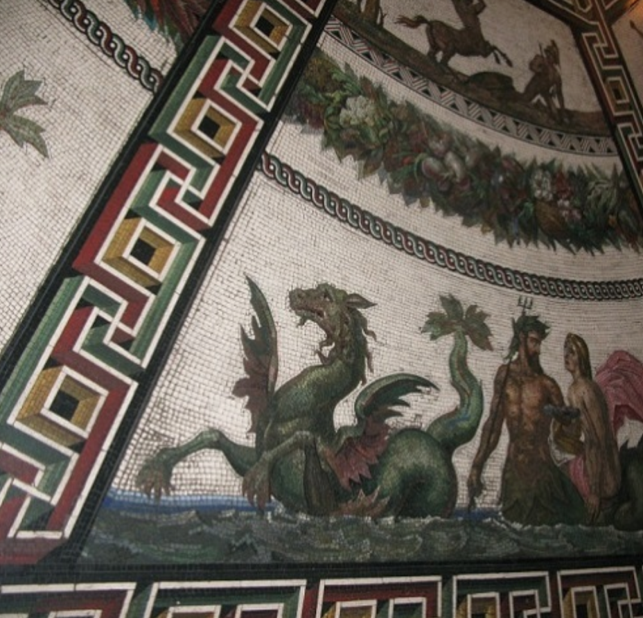 Древнегреческа мозаика в Эрмитаже