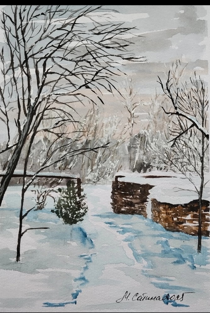 Картина художницы Марины Сатиной 