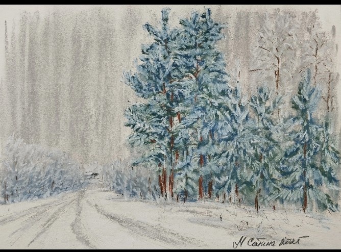  Картина художницы Марины Сатиной 