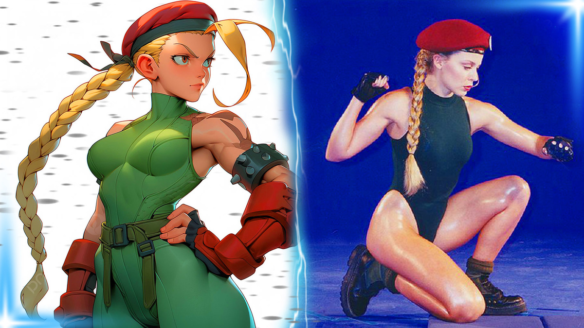 Певица и Актриса Кайли Миноуг исполнила роль Кэмми Уайт в фильме Уличный боец" 1994 г.