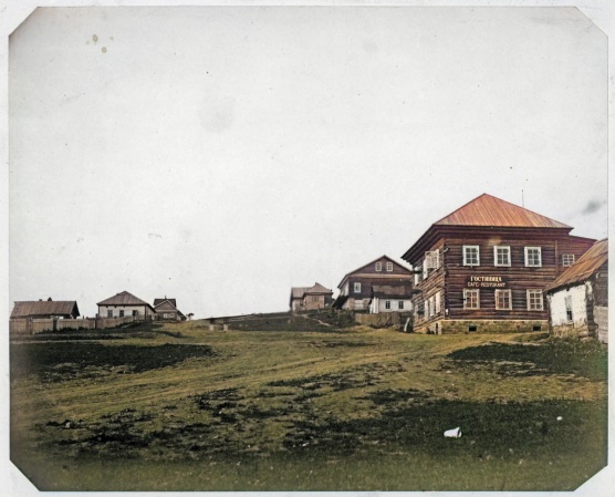 Вид улицы Светланской и дома купца Тупышова, 1870-1876гг