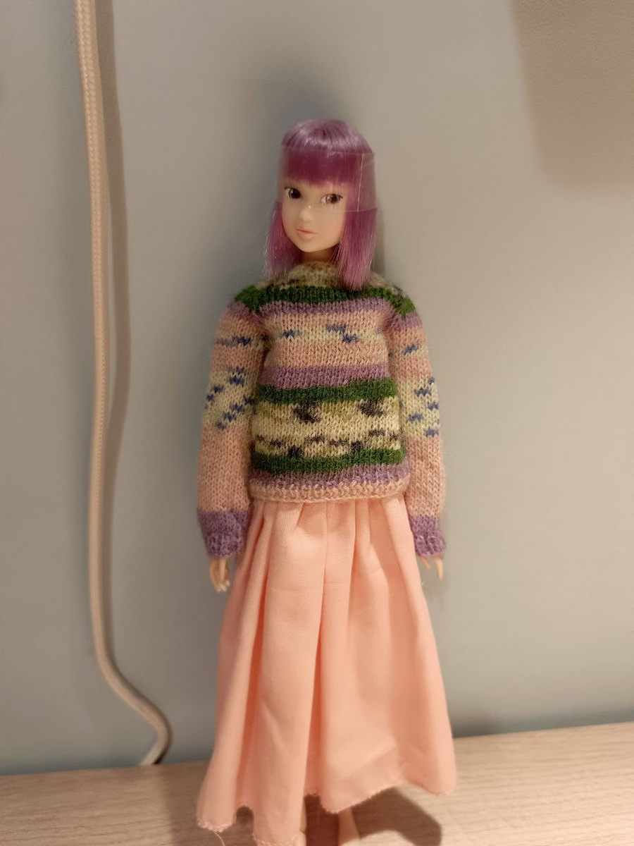 Юбка в процессе пошива.