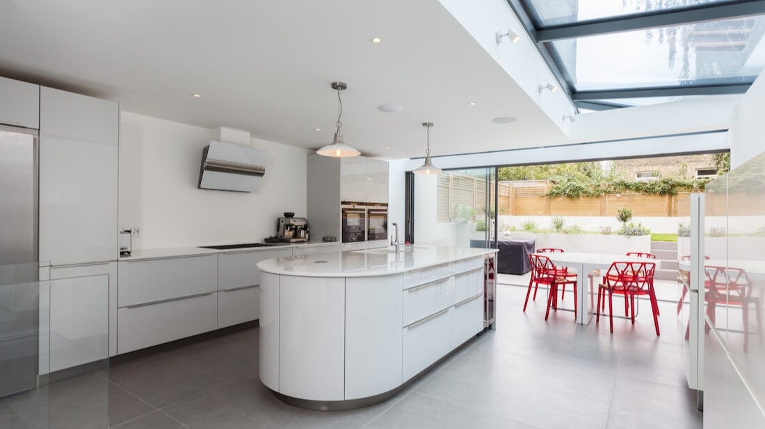 Large Wrap-Around Flat Roof Extensions