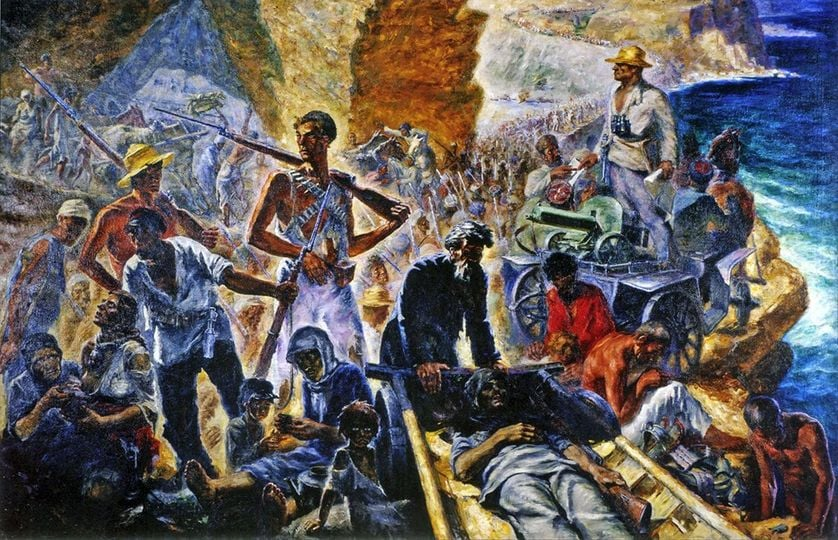 П.П.Соколов-Скаля. Таманский поход. 1928. ГТГ.