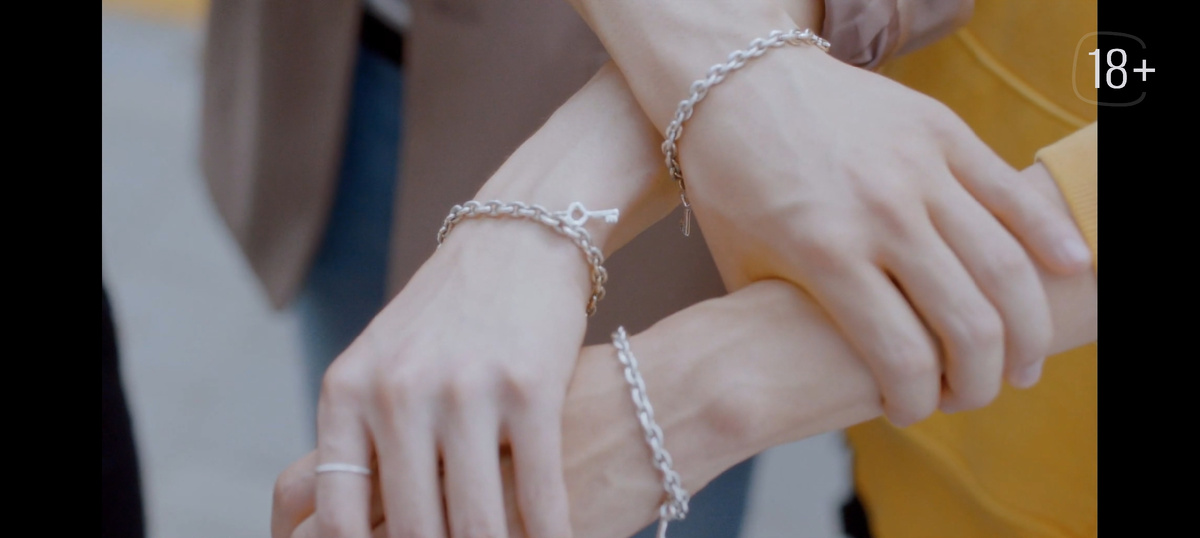 Кадр из дорамы. Дружба.