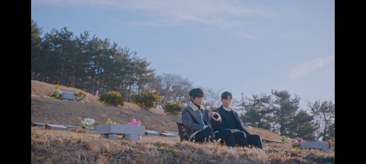 Кадр из дорамы. Друзья навек.