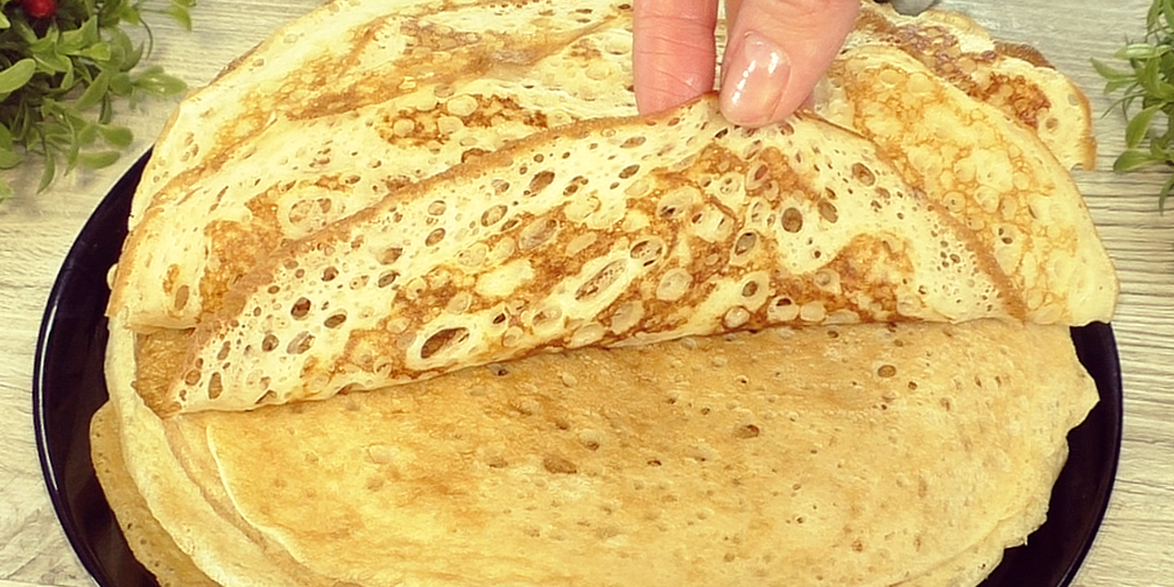 Бабушка научила "Кружевные" дрожжевые блины готовить только так: показываю Хитрости приготовления и сам рецепт