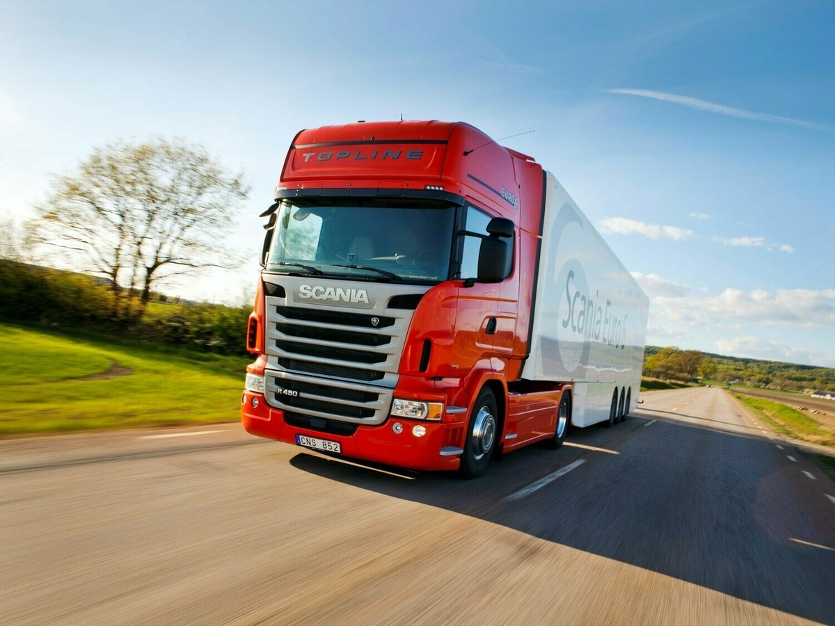 Вид грузового автомобиля