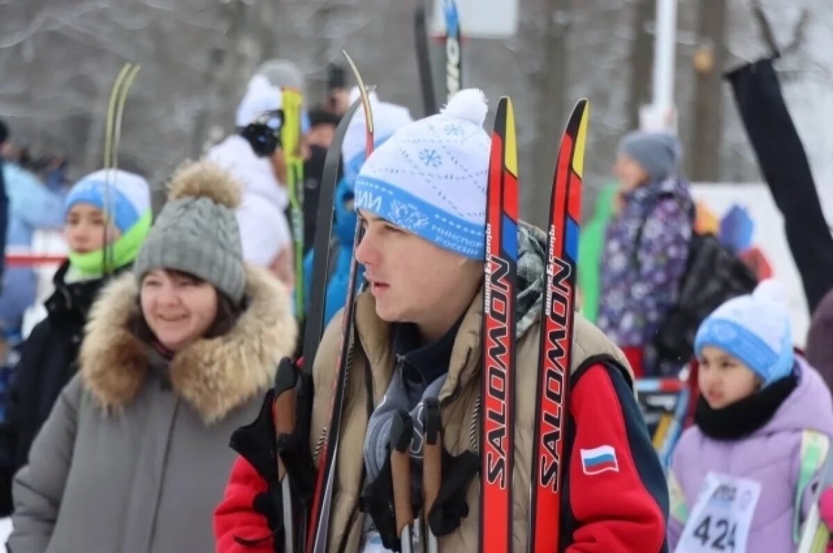    В Тульской области свыше двух тысяч человек участвовали в «Лыжне России»