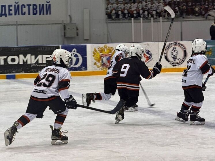     Хабаровские спортсмены выиграли в турнире по детскому хоккею «Кубок Арматы» фото: пресс-служба департамента по физической культуре и спорту Еврейской автономной области