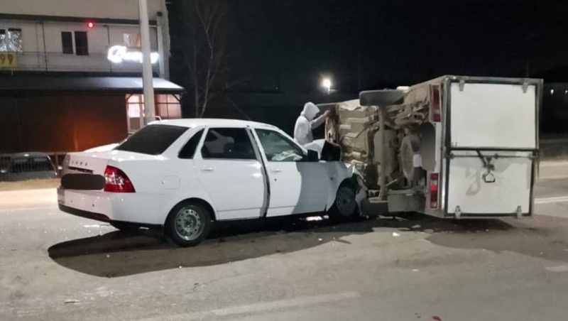    Последствия аварии 15 февраля в Советском округе Фото: Госавтоинспекция Ставрополья