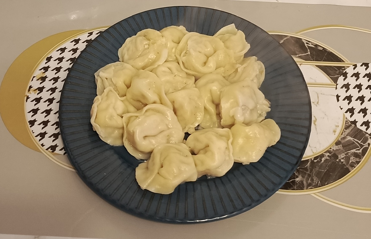 Пельмени из щуки и кофе ☕