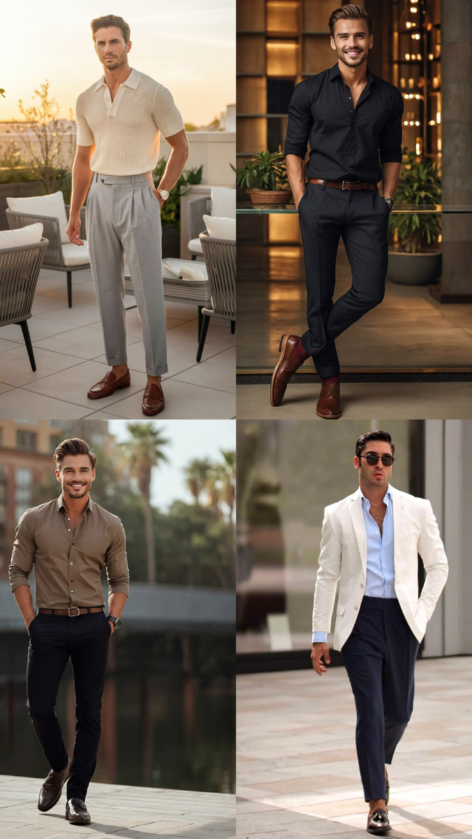 Мужской smart casual.