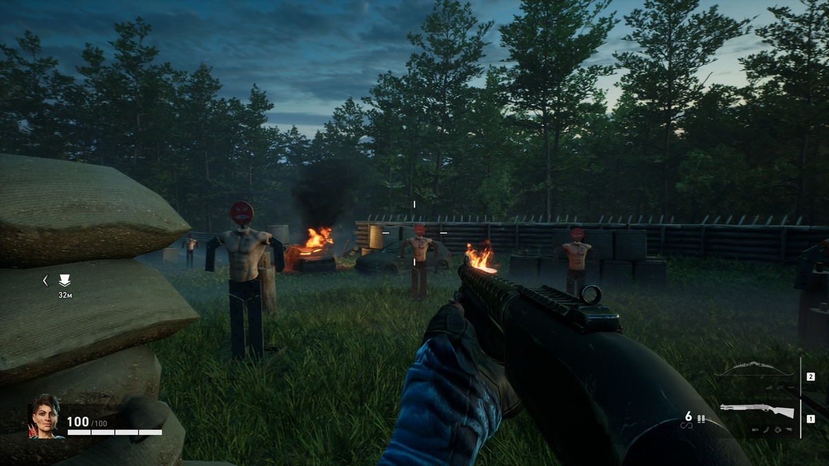 Стрельбище. Мощный дробовик и ЖАААААААЛКИЕ мишеньки......