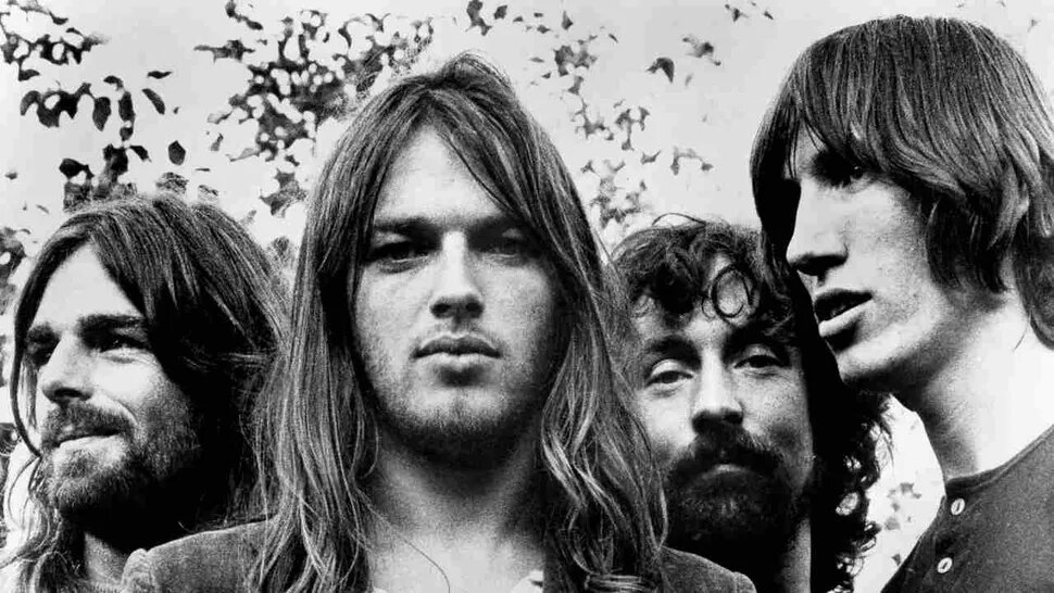 Дэвид Гилмор  с Pink Floyd в 1973 году.