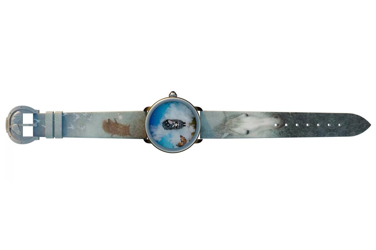 Часы «Ёжик» от бренда «Слава» по мультфильму «Ёжик в тумане»