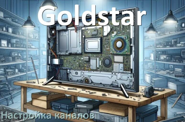 
Как на телевизоре Goldstar настроить цифровые каналы через антенну и приставку