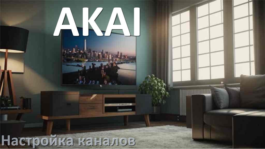 
Как на телевизоре AKAI настроить цифровые каналы через антенну и приставку