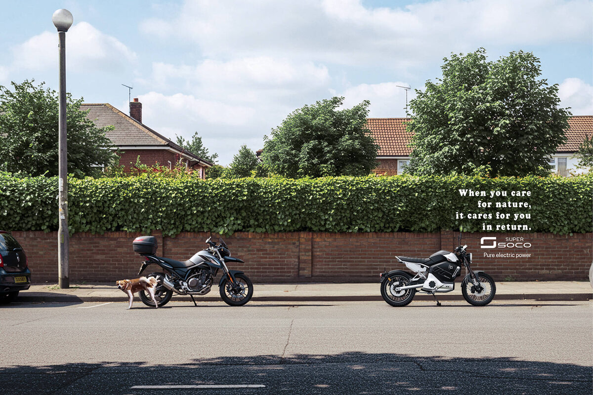 Кампания «Уважай природу, и она позаботится о тебе» Active Motors и Super Soco