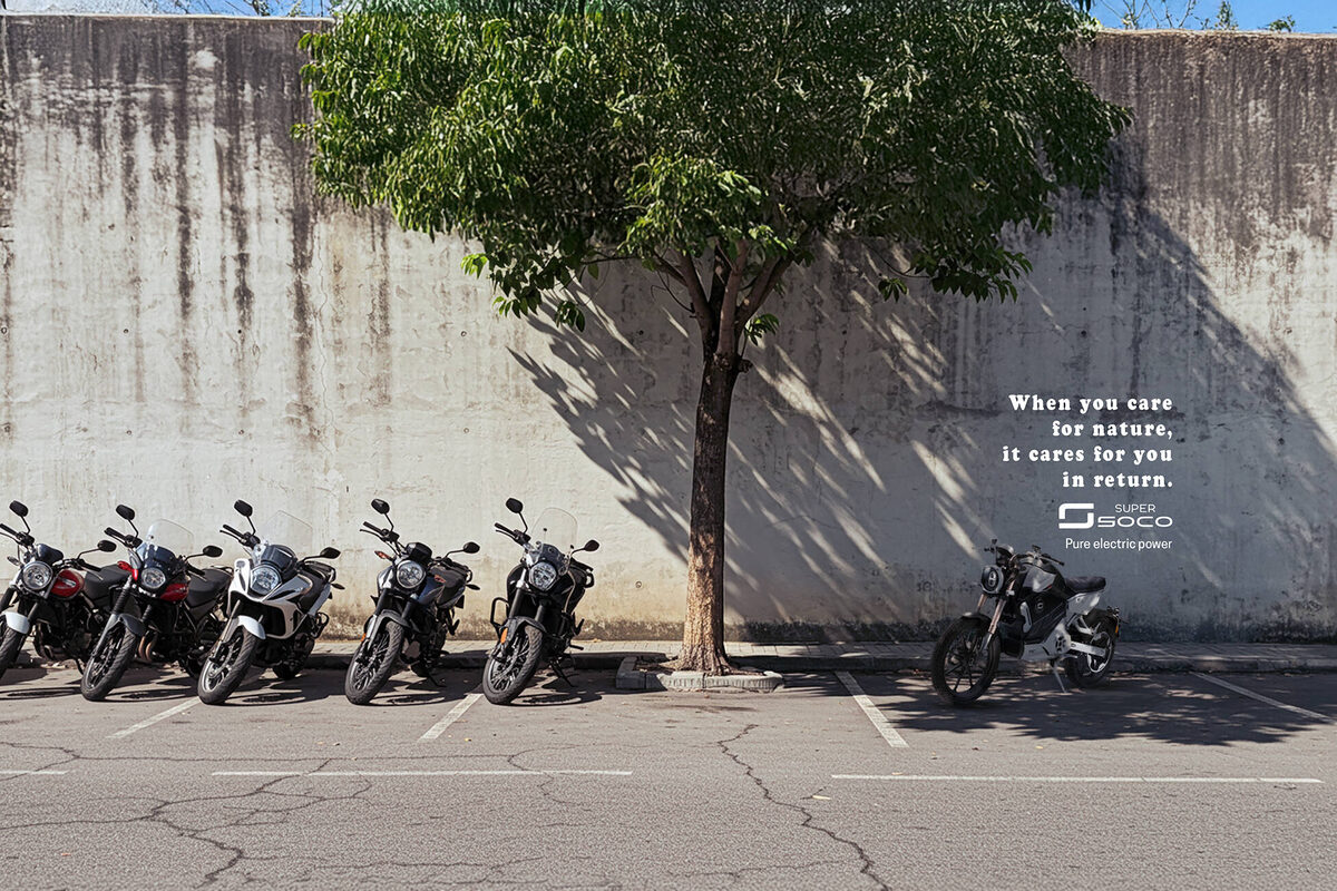 Кампания «Уважай природу, и она позаботится о тебе» Active Motors и Super Soco