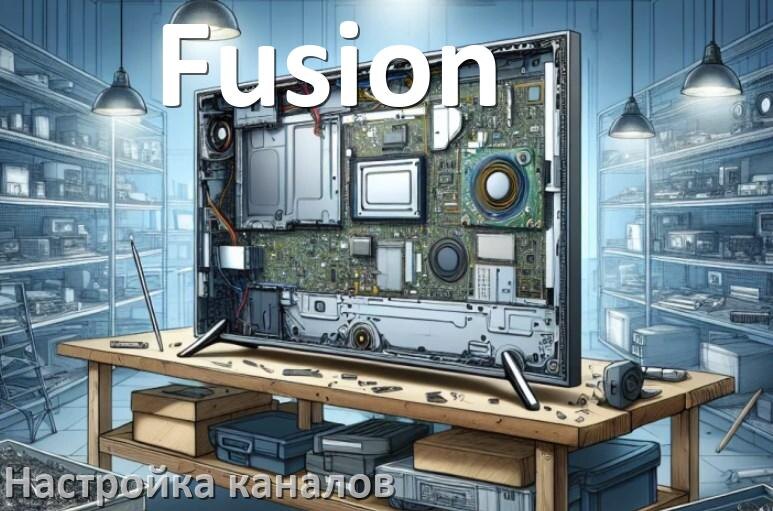 
Как на телевизоре Fusion настроить цифровые каналы через антенну и приставку