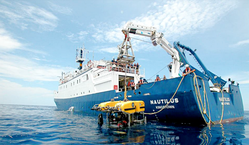 ROV «Наутилуса» отправляется на вахту. Источник фото: nautiluslive.org
