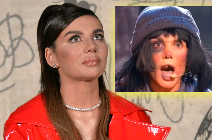 Анна Седокова сегодня удивила многих. Фото: скриншот шоу "Три аккорда" от 16.02.2025 (Первый канал)