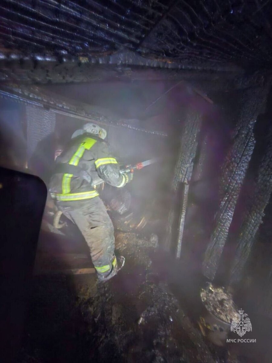    Пожар в Камне-на-Оби. Источник: МЧС Алтайского края