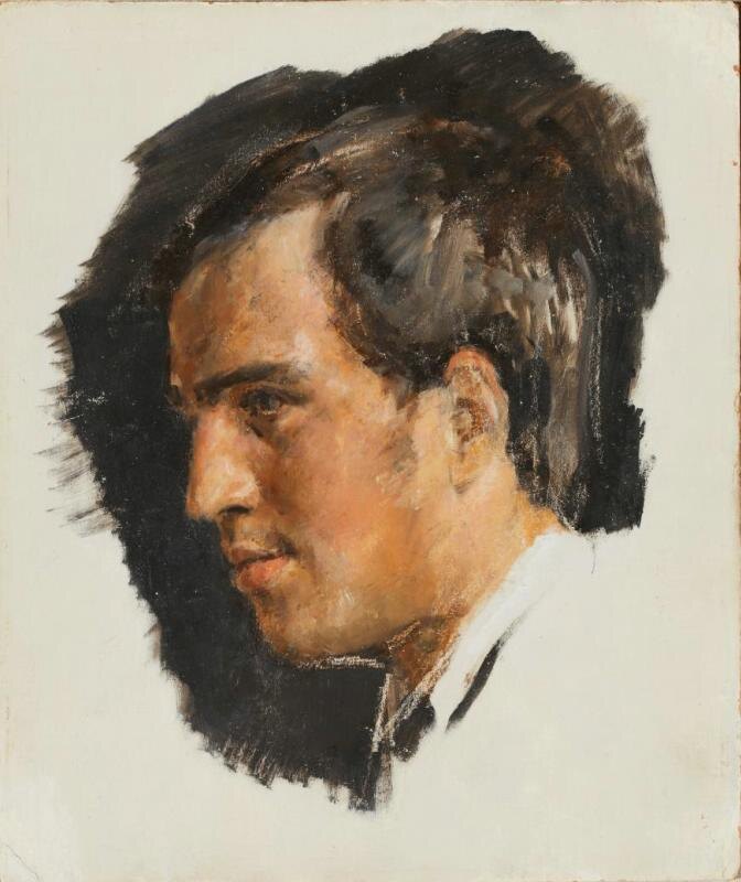 Серов Валентин Александрович. Портрет Всеволода Саввича Мамонтова 1887. Из собрания Музея-заповедника "Абрамцево"