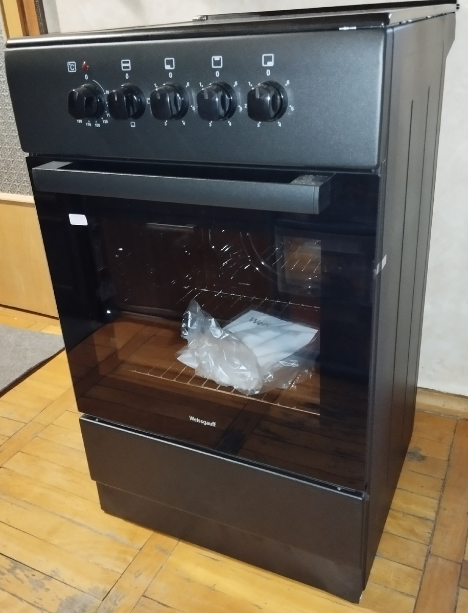 Новая плита.