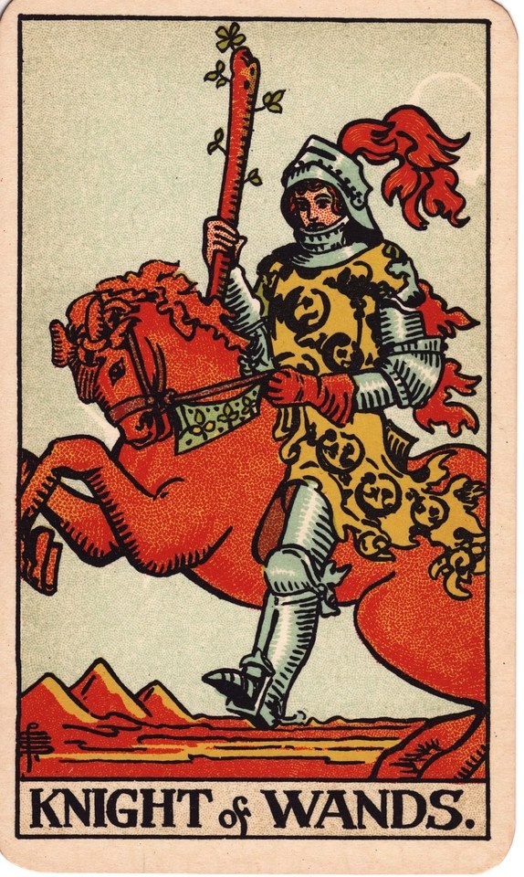  Карта Рыцарь Жезлов