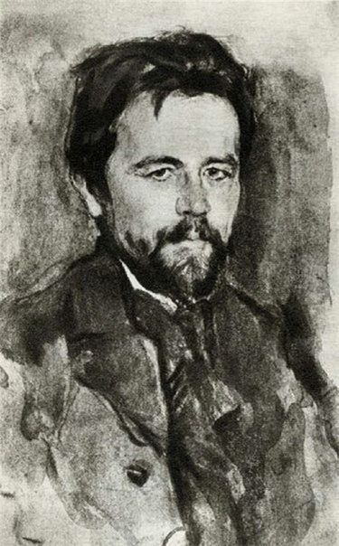 В. А. Серов. А. П. Чехов. 1902 г. 
