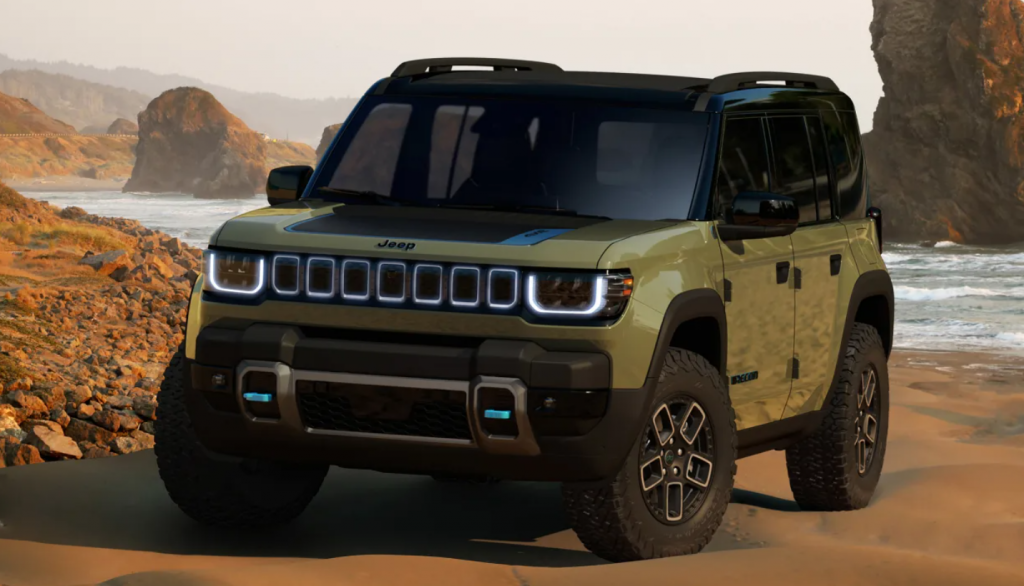 Jeep Recon - последователь Wrangler в более современной интерпретации.