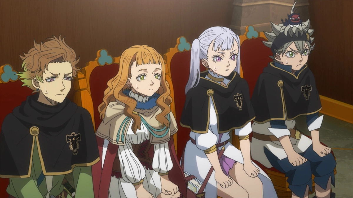 Кадр из аниме "Черный клевер"