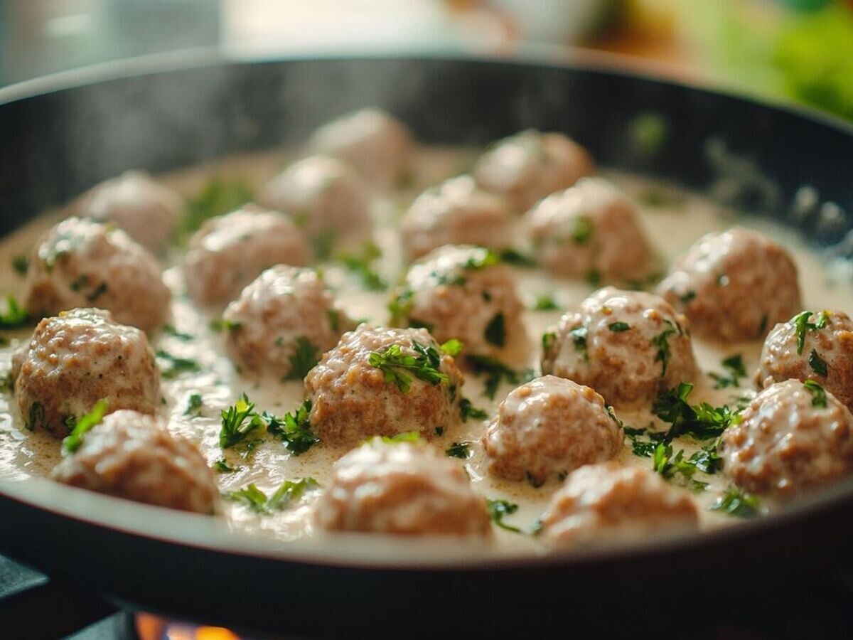    Мясные ежики в сметанном соусе© РИА Новости / Сгенерировано искусственным интеллектом