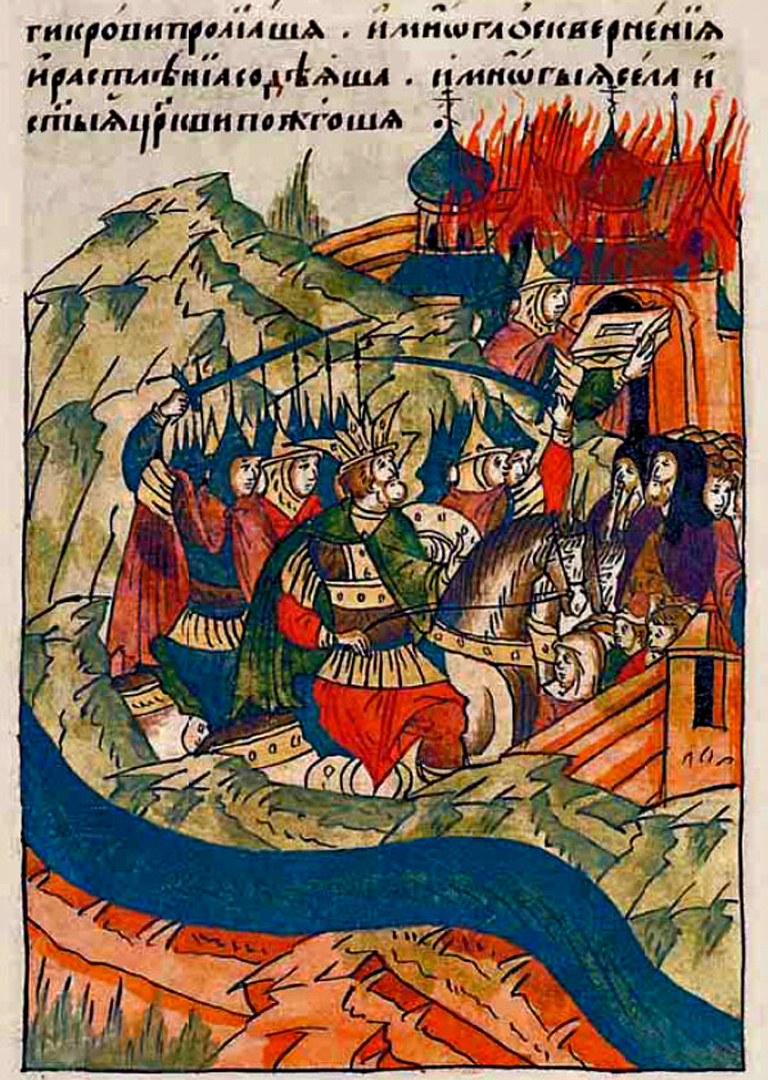 Крымское войско разоряет Николо-Угрешский монастырь