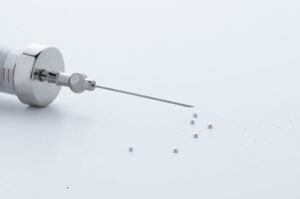    An Antique Syringe filled with mercury. Александр Гелогаев