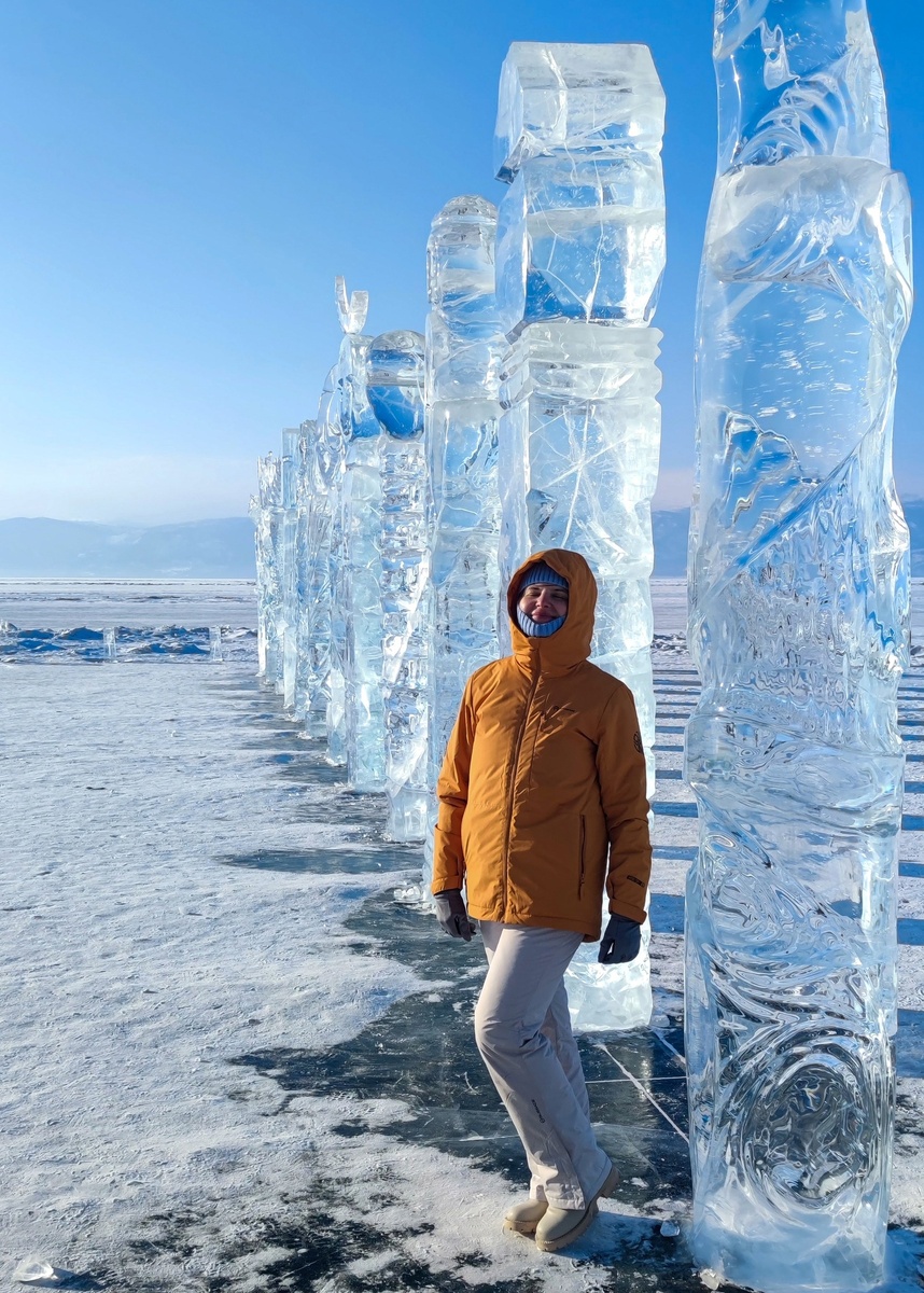 п. Хужир, о.Ольхон, ледовый городок