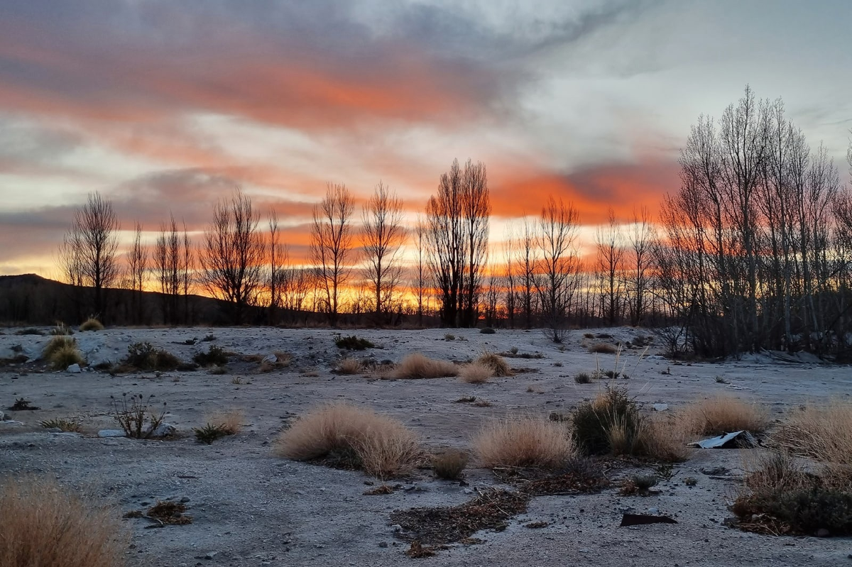А это закат предыдущего дня